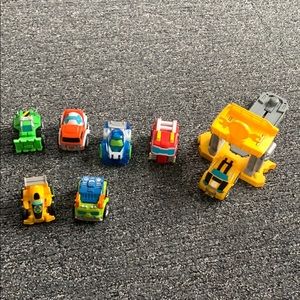 Rescue Bots Flip Racers Lot